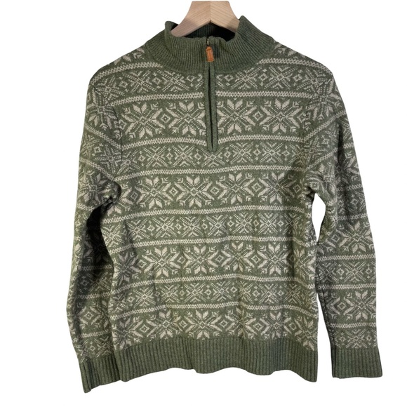 Vineyard Vines Other - Vineyard Vines Men's Two Color Fair Isle 1/4 Zip Sweater Top Size L